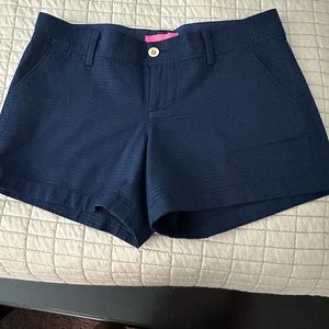 Lilly Pulitzer navy blue shorts size 12
